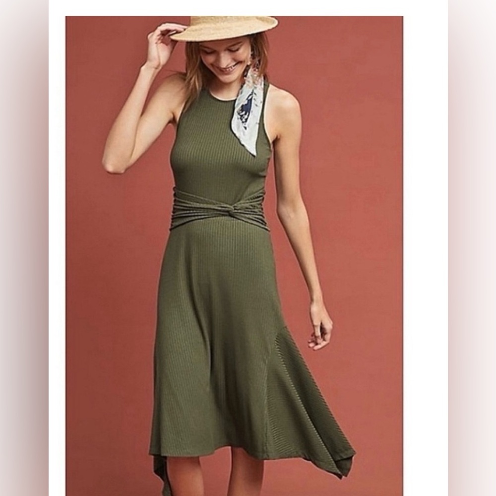 Anthropolgie Ribbed High Low Dress